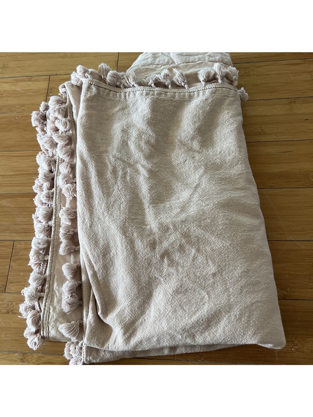 Urban Outfitters Single duvet cover - Mauve Pink 100% Cotton Hassle Borders